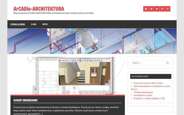 Screenshot of arcadia-architektura.pl