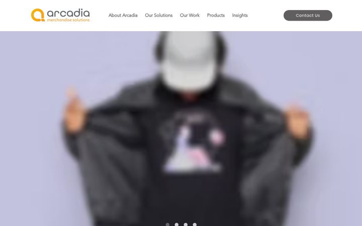 Screenshot ta' arcadiams.com
