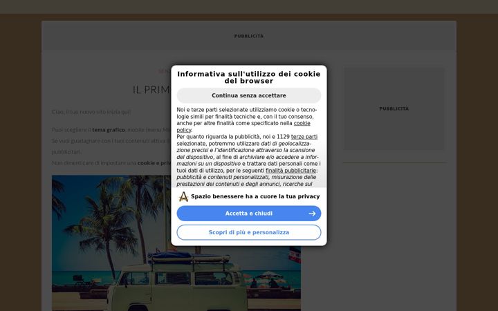 Screenshot of arcadiarelaxestetica.altervista.org