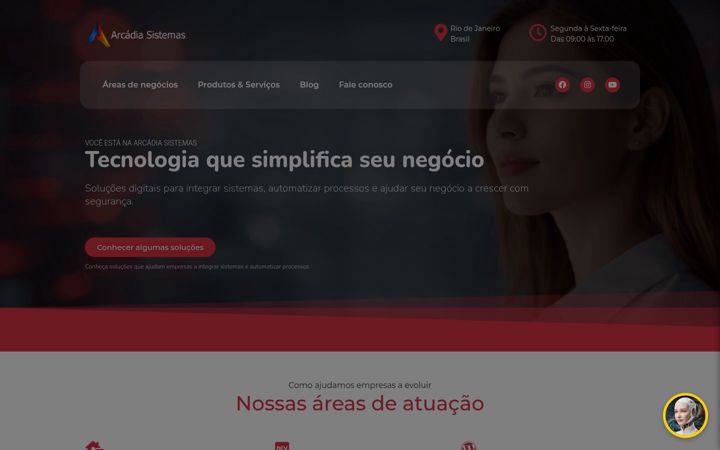 Képernyőkép: arcadiasistemas.com.br