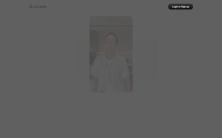 Screenshot of arcads.ai