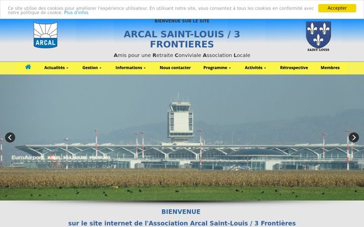 Screenshot of arcal-saint-louis-3f.fr