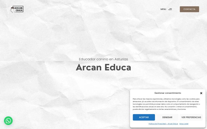 Screenshot of arcaneduca.com