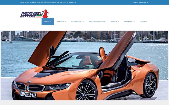 Screenshot of arcangelibatterie.com