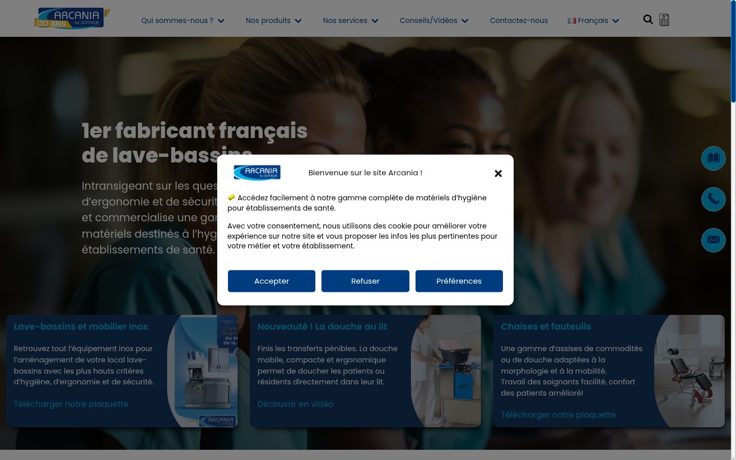 Zrzut ekranu banera zgody wyświetlanego przed jakąkolwiek interakcją
