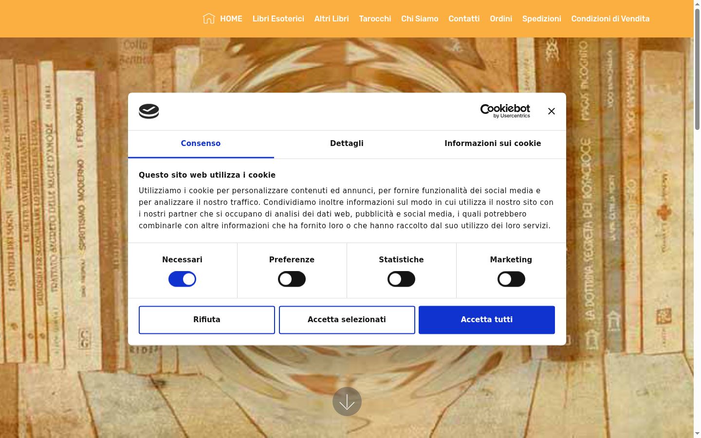 Screenshot tal-banner tal-kunsens muri qabel kwalunkwe interazzjoni
