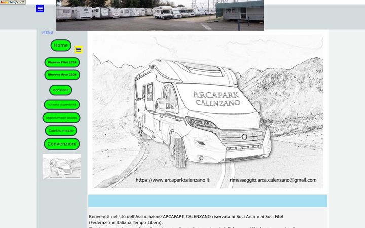 Screenshot of arcaparkcalenzano.it