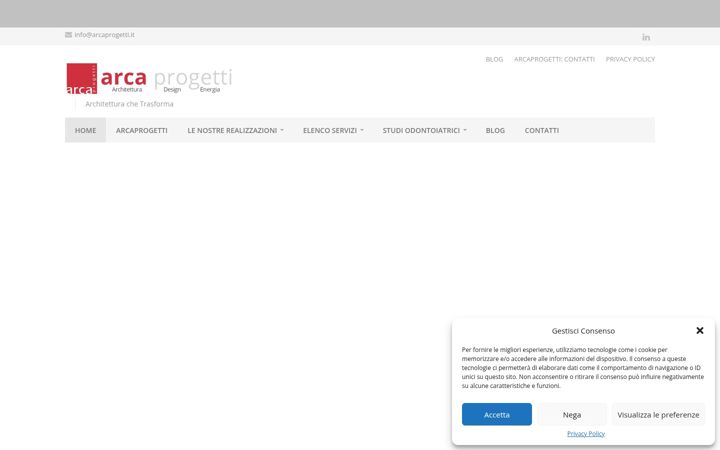 Screenshot of arcaprogetti.it