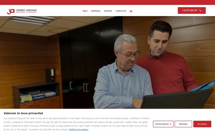 Screenshot ta' arcasassessoria.com