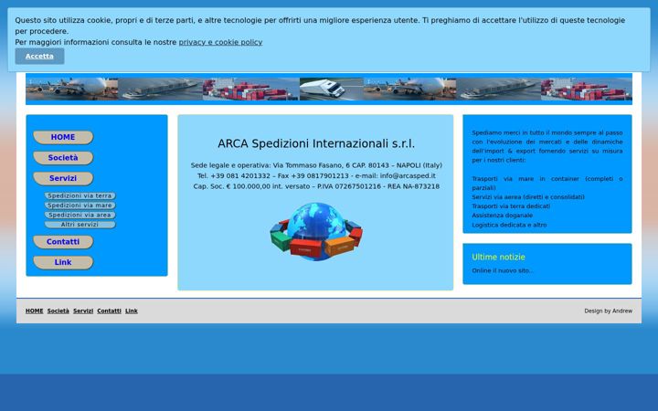 Screenshot of arcasped.it