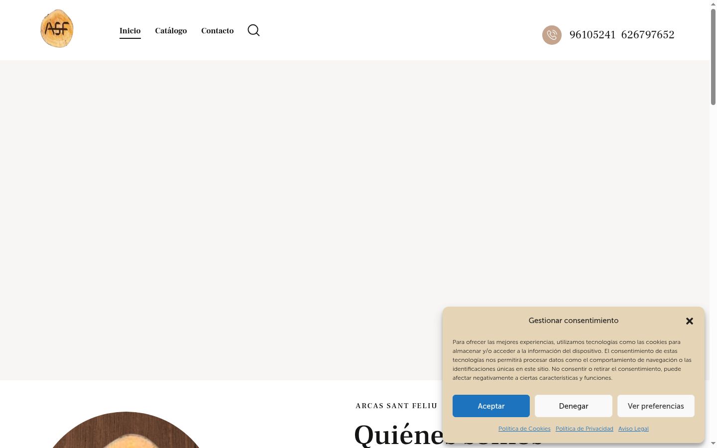 Screenshot tal-banner tal-kunsens muri qabel kwalunkwe interazzjoni