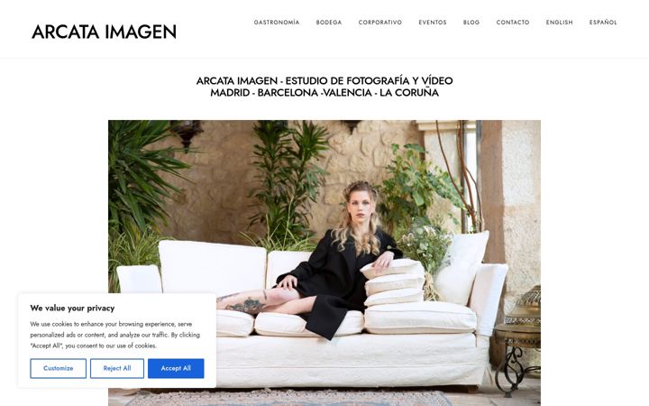Zrzut ekranu arcataimagen.com