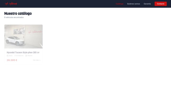 Screenshot of arcautomoviles.es