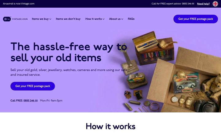 Screenshot of arcavindi.com