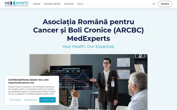Screenshot of arcbc-me.org