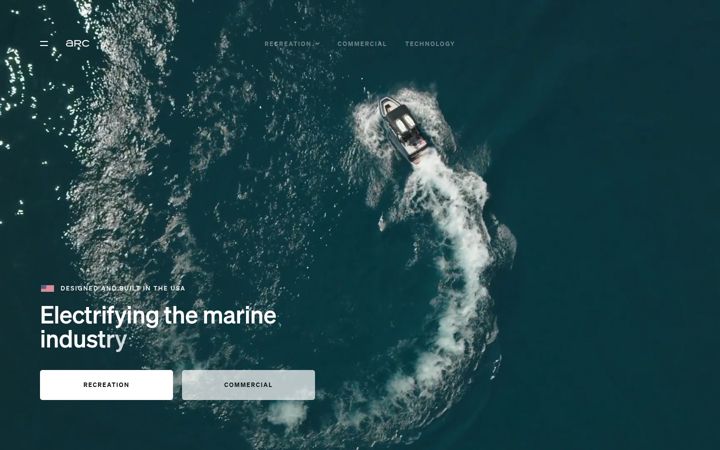 Screenshot of arcboats.com