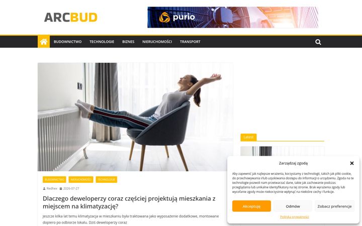 Screenshot of arcbud.pl