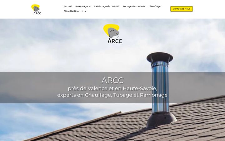 Zrzut ekranu arcc-chauffage.fr