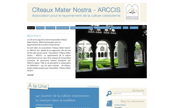Capture d'écran de arccis.org