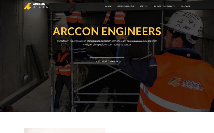 Screenshot of arccon.ro