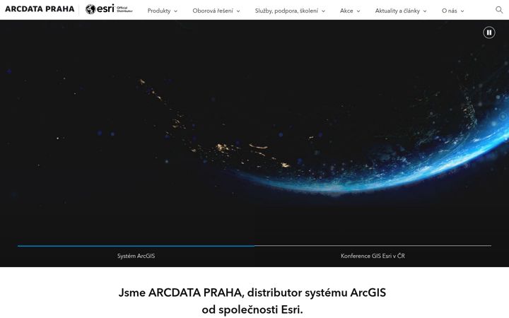 Ekrano kopija arcdata.cz