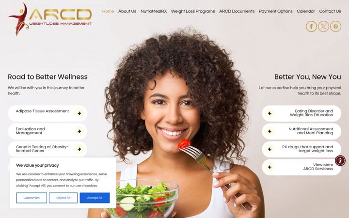 Screenshot ta' arcdatlanta.com