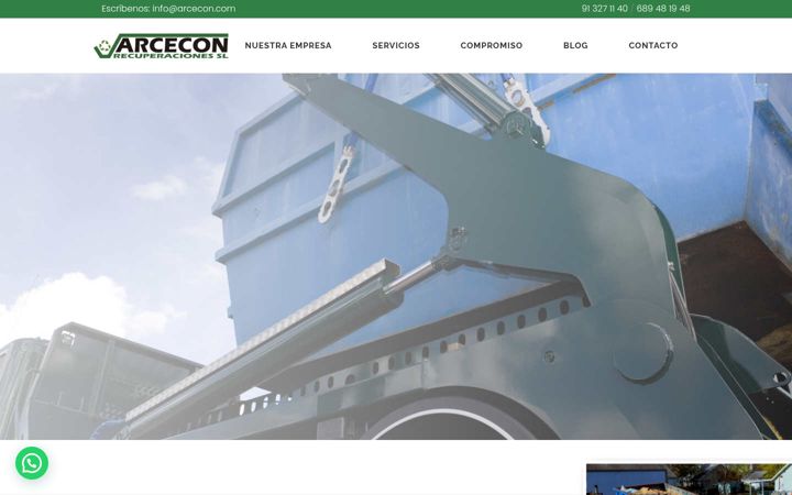 Screenshot ta' arcecon.com