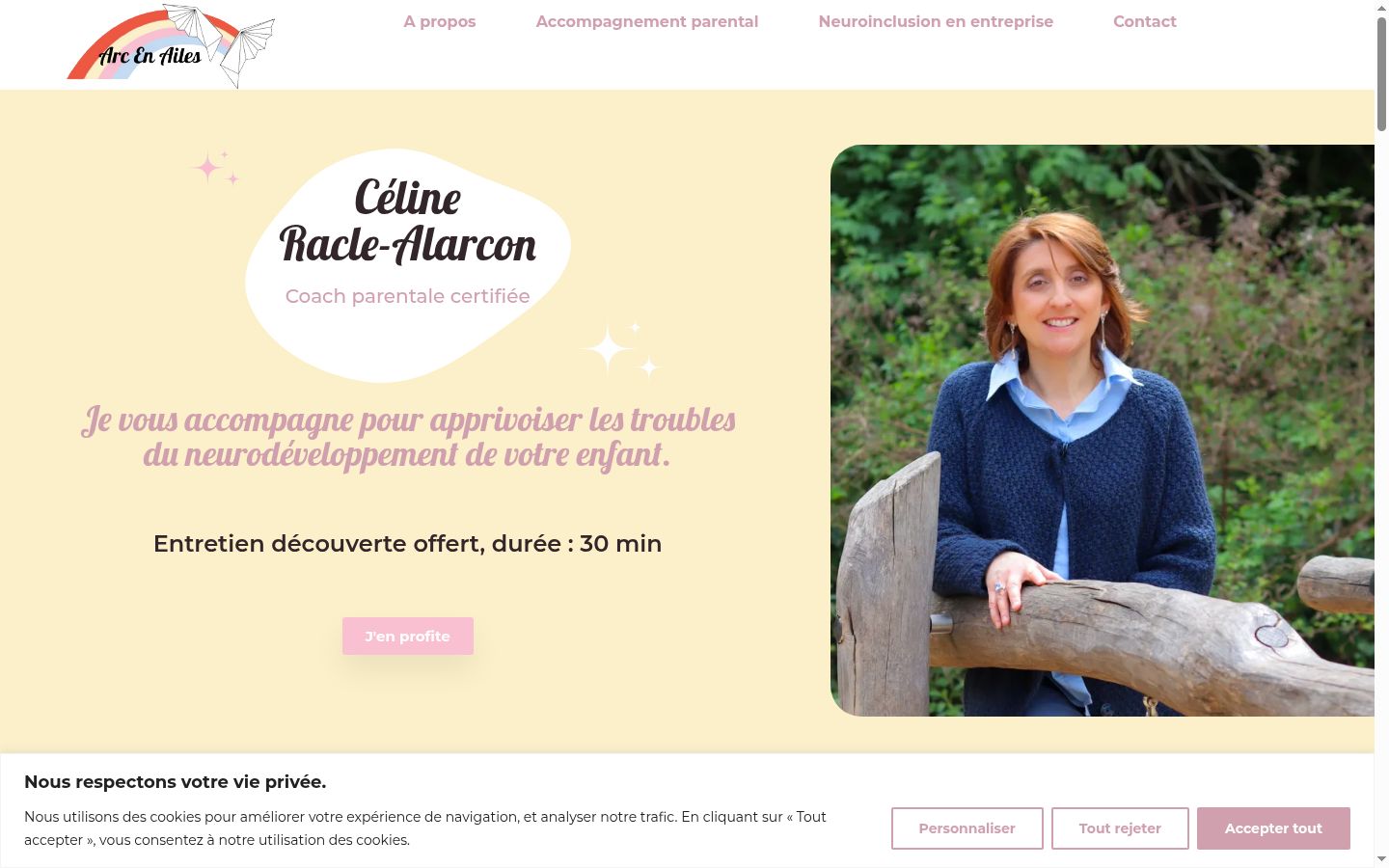 Screenshot tal-banner tal-kunsens muri qabel kwalunkwe interazzjoni