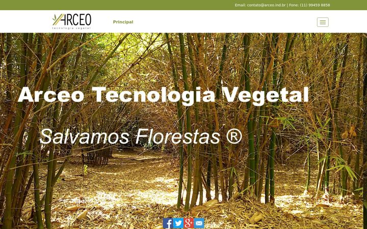 Screenshot of arceo.ind.br
