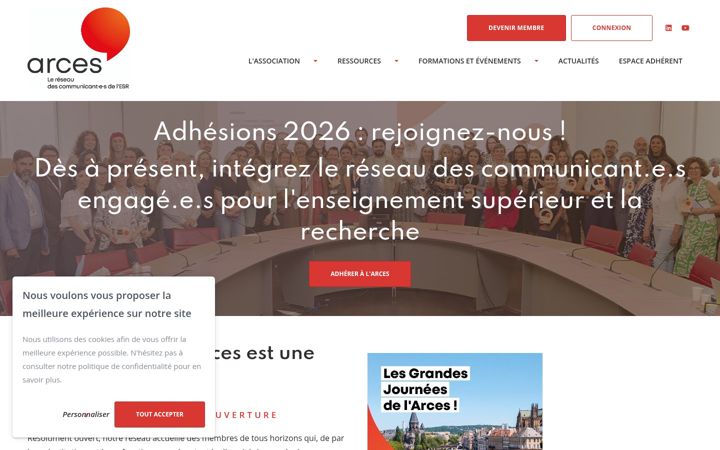 Screenshot of arces.com