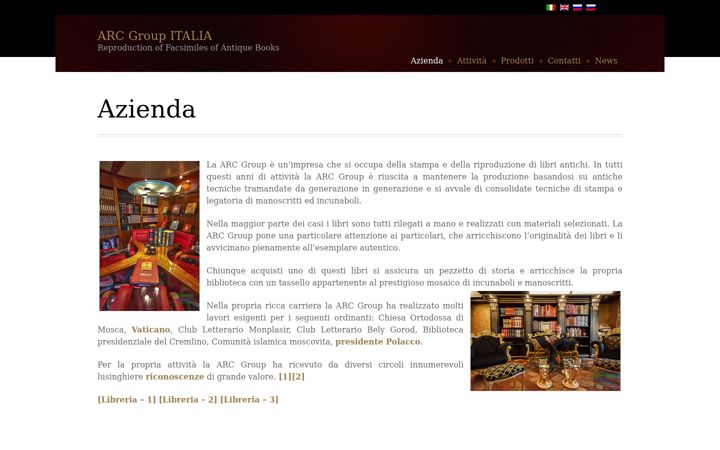 Screenshot of arcgroupbooks.com
