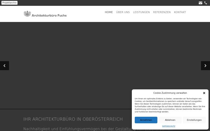 Screenshot of arch-fuchs.at