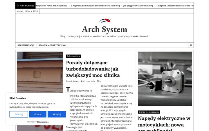 Screenshot of arch-system.pl