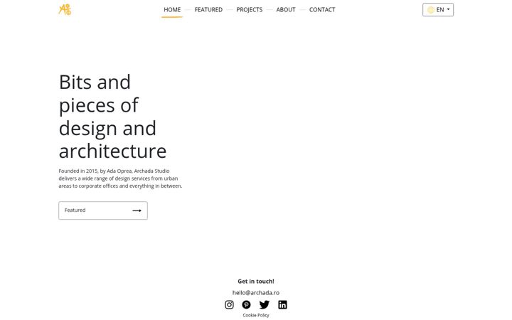 Screenshot of archada.studio