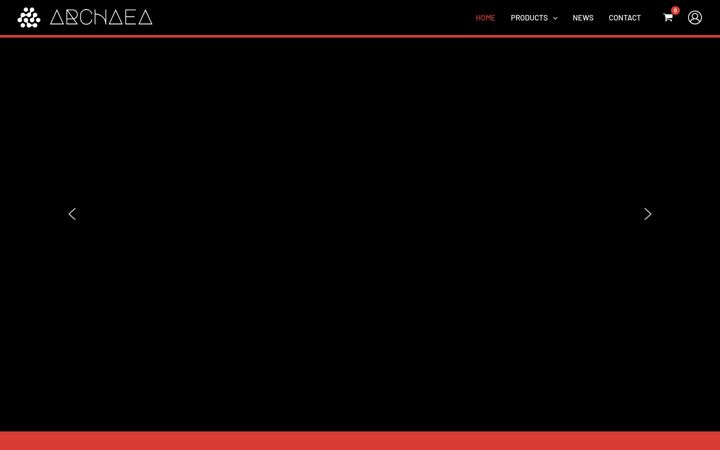 Screenshot van archaea.co.uk