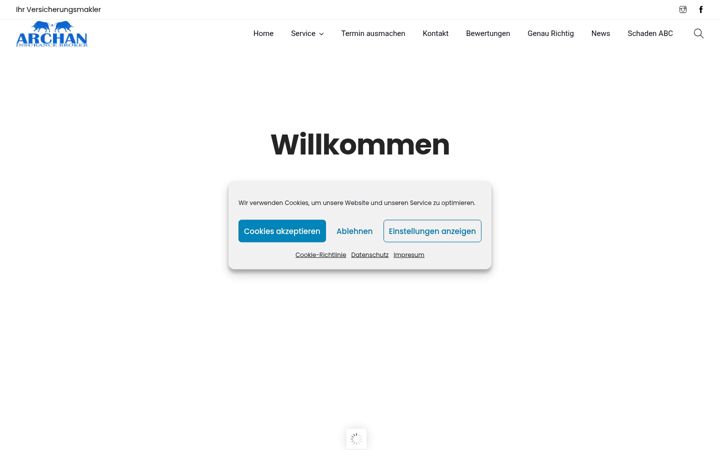 Screenshot of archan.eu
