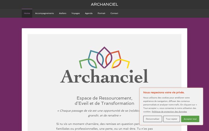 Screenshot του archanciel.com