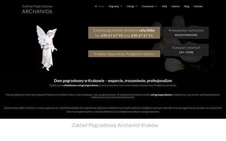 Posnetek zaslona archaniol.com.pl