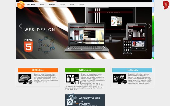 Screenshot of archas.com