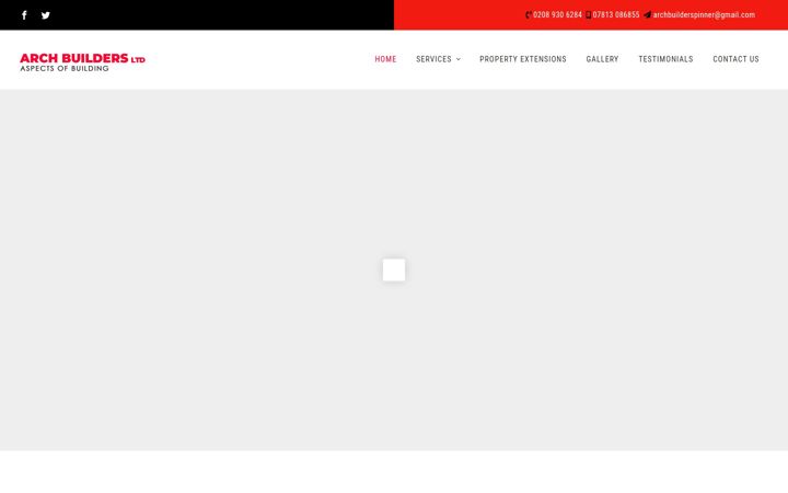 Screenshot of archbuilders.co.uk