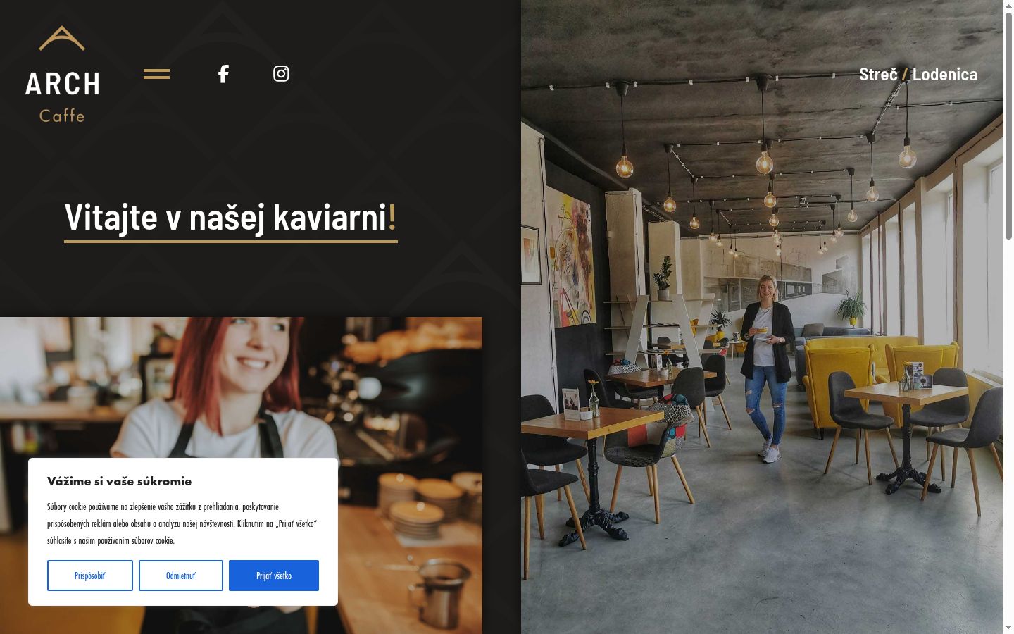 Képernyőkép a bármilyen interakció előtt megjelenő hozzájárulási bannerről
