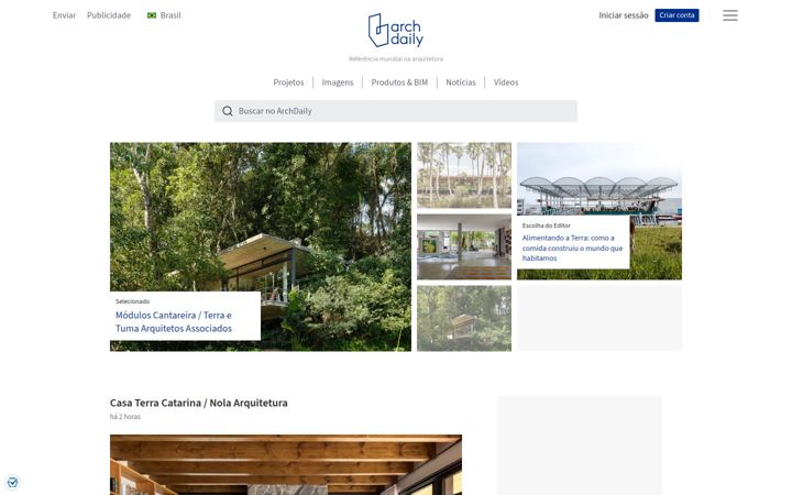 Screenshot von archdaily.com.br