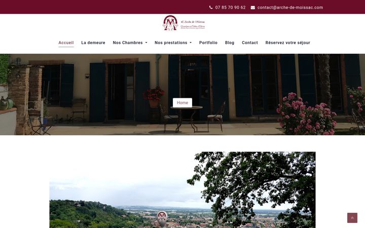 Képernyőkép: arche-de-moissac.com