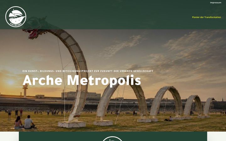 Screenshot του arche-metropolis.de