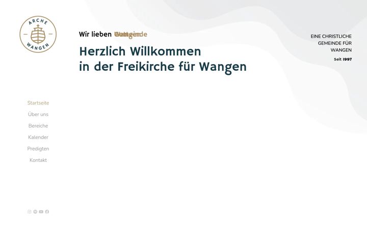 Screenshot of arche-wangen.de