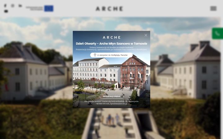 Screenshot of arche.pl