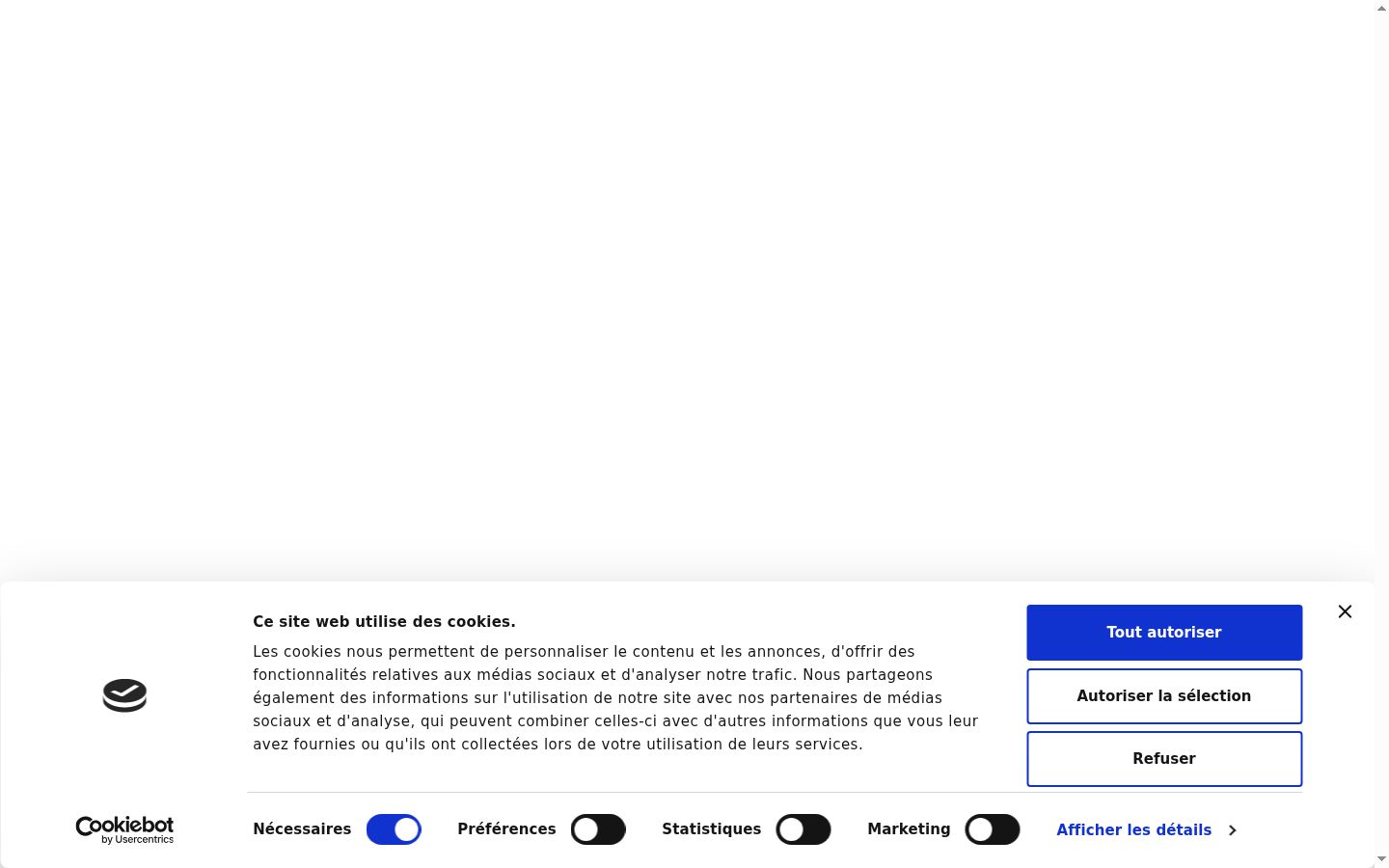 Screenshot tal-banner tal-kunsens muri qabel kwalunkwe interazzjoni