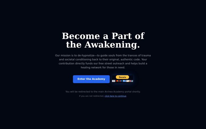Screenshot of archea.org