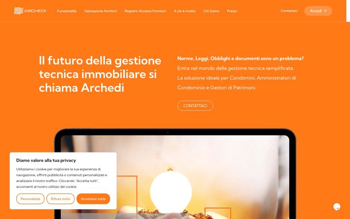 Screenshot of archedi.it