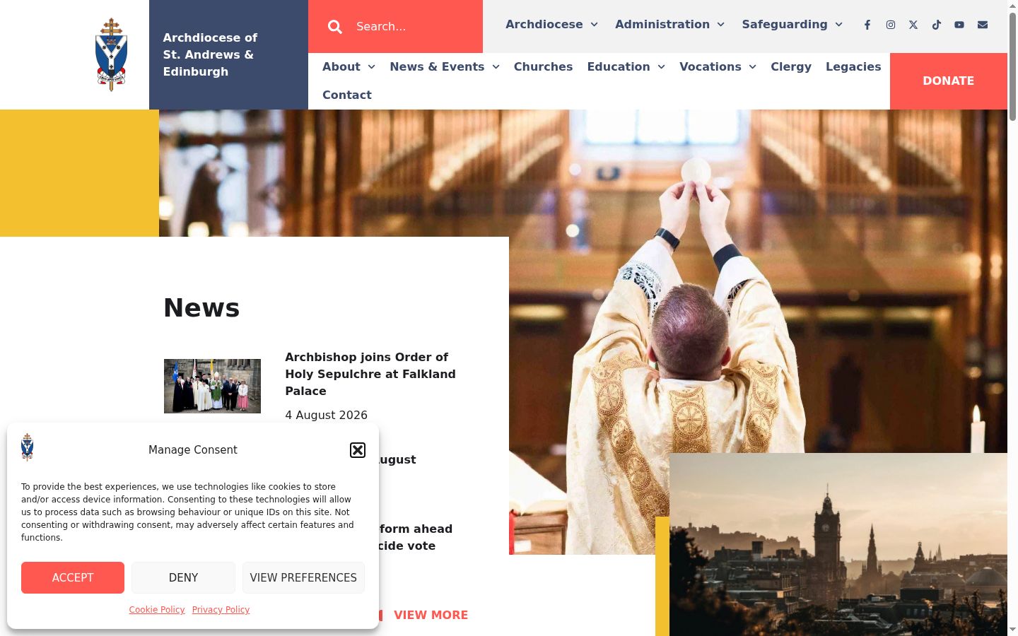 Screenshot tal-banner tal-kunsens muri qabel kwalunkwe interazzjoni